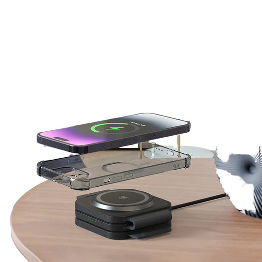 Wireless Charger Hot Sale ABS Light Holder for Travel Phone Table Z06