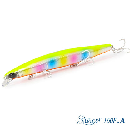 Floating Minnow Fishing Lure STINGER 163mm 31g Long Casting Artificial Seabass Saltwater Large Hard Baits