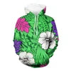 New Designer Sell Polynesian New Made Clothing Wholesale to Tribal  Print Poleron Mujer Hoodie Oversize Hoodies for Women