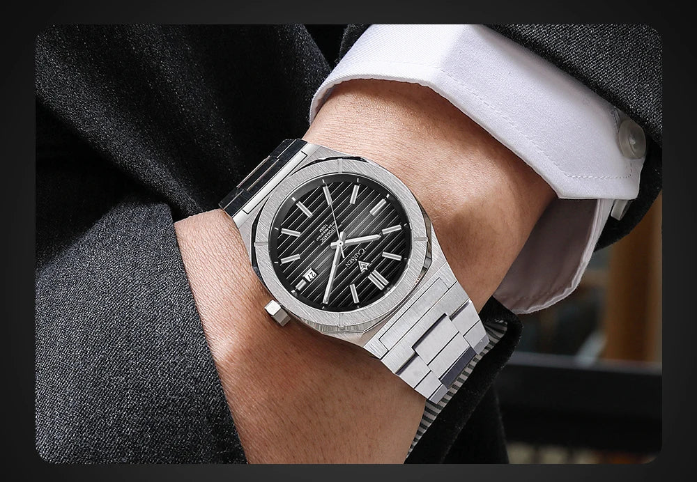 CADISEN Diver Watch Retro Luxury Sapphire MIYOTA 8215 German Designer Men Automatic Mechanical Watches 10Bar Waterproof Luminous