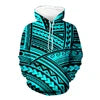 New Designer Sell Polynesian New Made Clothing Wholesale to Tribal  Print Poleron Mujer Hoodie Oversize Hoodies for Women