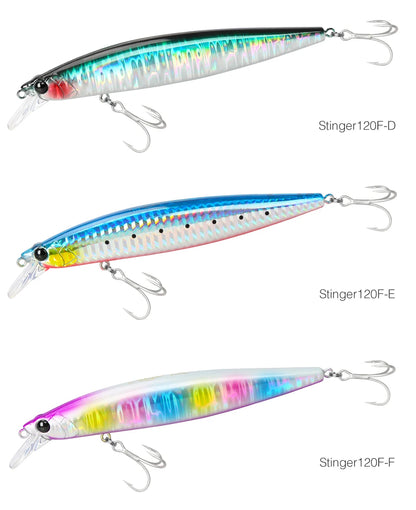 120F Ultra-long Casting Floating Saltwater Minnow 120mm 19g  Weight Artificial Bait
