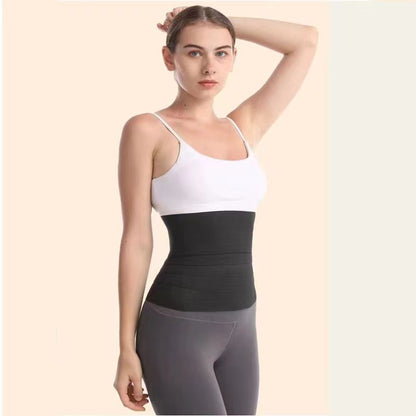 Wrapping thin waist and abdominal band for exercise, fitness, elastic bandage for yoga training, waist tightening
