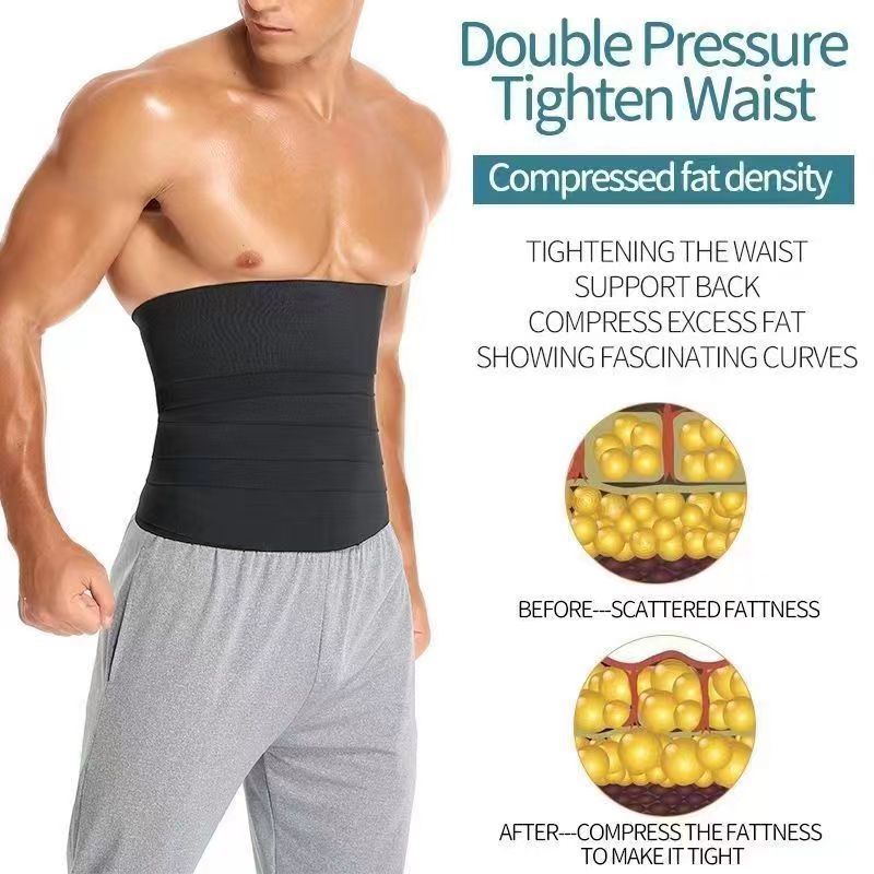Wrapping thin waist and abdominal band for exercise, fitness, elastic bandage for yoga training, waist tightening