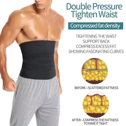 Wrapping thin waist and abdominal band for exercise, fitness, elastic bandage for yoga training, waist tightening