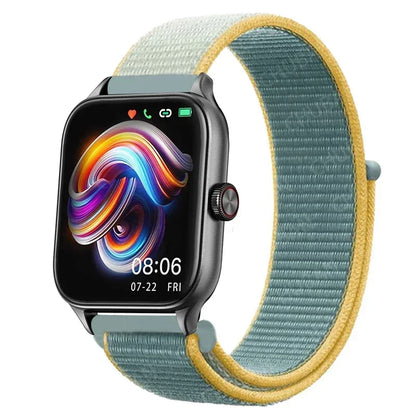 Nylon Loop band For Amazfit GTS 4/2/3pro/2e/GTS2 Mini/GTR 4 42mm/47mm/GTR2/2e/stratos belt bracelet Amazfit bip 20mm 22mm strap