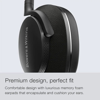 Original Bowers&Wilkins Px7 S2 Over Ear Earphones - New Advanced Noise Cancellation, Slim&Lightweight 15-Min Quick Charge