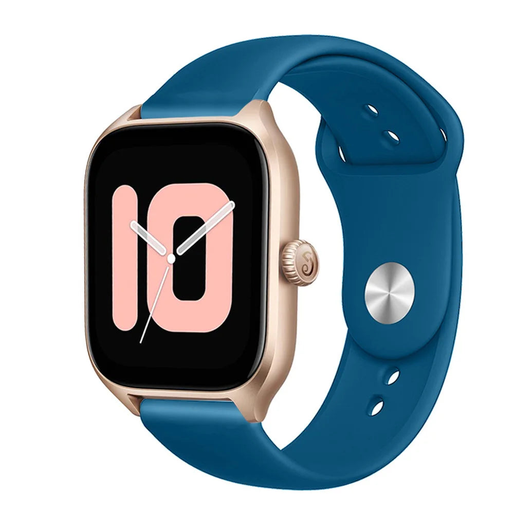 Silicone band For Amazfit GTS 3/2/2e/GTS2 Mini/GTR 42mm/47mm/GTR 3/3 Pro/2/2e Sport Watch Bracelet Amazfit bip 6 strap