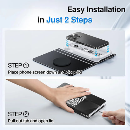 Screen Protectors Hard Tempered Glass Films with Dust-Free Box for IPhone 17/17 Pro/17 Air/17 ProMax Covers