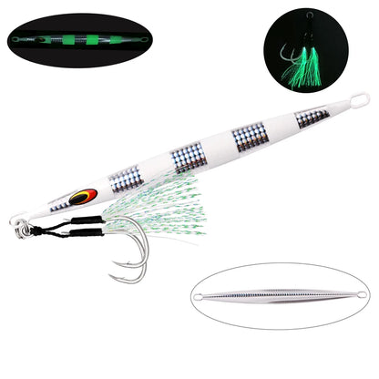 Metal Sea Fishing Jig Lure 200g 160g 100g 80g Switch Fast Sinking Metal Jig Jigging Bait