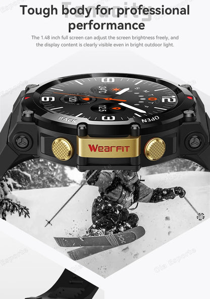T-REX 3 Ultra Outdoor Military NFC Smart Watch Men GPS trackr Bluetooth Call Health Monitor Sports Smartwatch For Amazfit