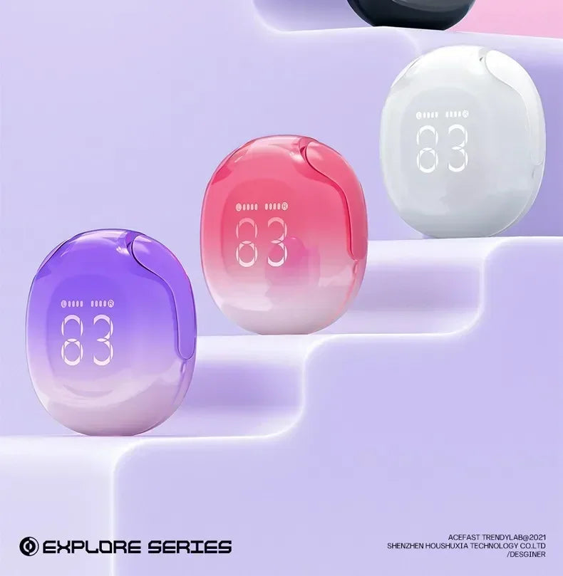 ACEFAST T9 Bluetooth Earphone Wireless IPX4 Waterproof Headset Gift 5.3 Stereo Surround Noise Reduction Hi Res Office Earbuds