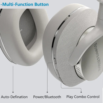 Original Bowers&Wilkins Px7 S2 Over Ear Earphones - New Advanced Noise Cancellation, Slim&Lightweight 15-Min Quick Charge