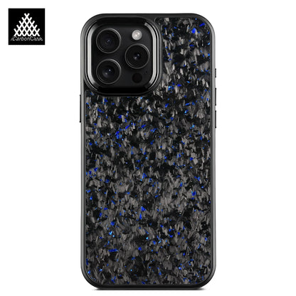 Magnetic Real Forged Carbon Fiber Case For iPhone 17 17Air 17Pro 16 15 14 13 12 11 Pro Max with MagSafe and Metal Lens / Buttons