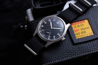 Baltany Dirty Dozen Watch Man S2019 Military Vintage Wristwatch Small Seconds Hand VD78 Quartz Luminous 100M Waterproof Field Wa