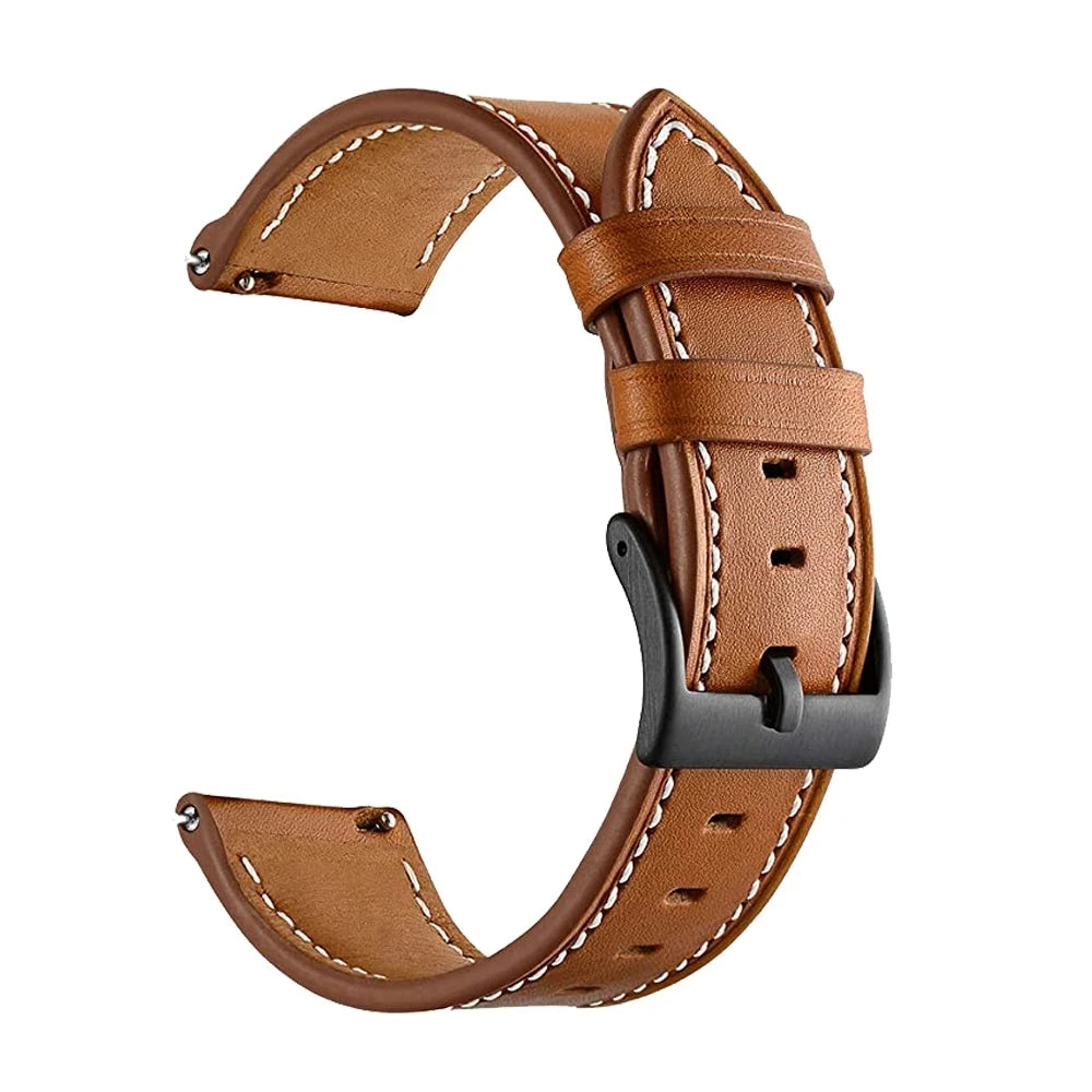 Strap For Amazfit Active/GTS 4 Mini/GTS 3/GTS 2/GTS 2E Leather Band Bracelet For Amazfit GTR 42mm/Mini Watchband Wristband