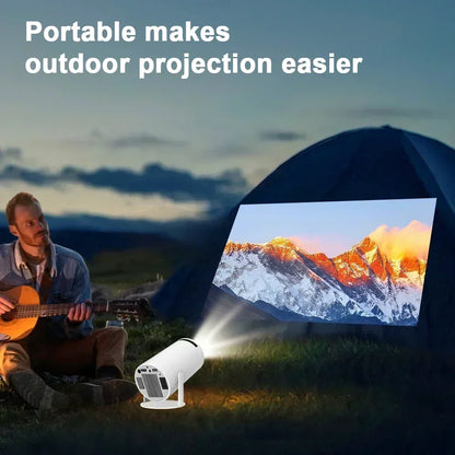 Android 11 Smart Projector ANSI Lumens 1080P Native, Dual-Band WiFi 6 Bluetooth 5.0, 2025 Outdoor Portable Projector with 4K