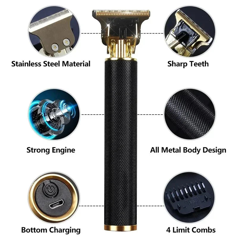 Electric Hair Cutting Machine Rechargeable Hair Clipper Barber Electric Shaver for Men