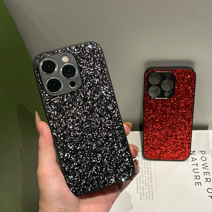 Luxury Glitter Full Coverage Flash Drill Soft Phone Case for iphone 17 16 15 14 13 12 11 Pro Max 7 8 Plus 16E 17Air Shell