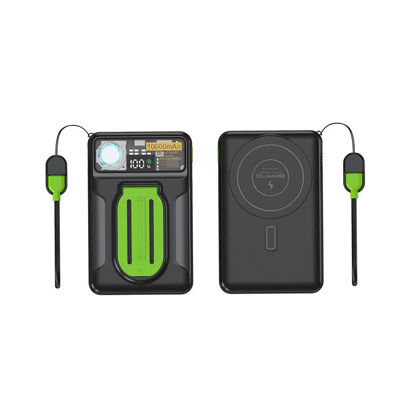 20000mAh Magsafe Power Bank with Cooling Fan Magnetic Wireless 22.5W Fast Charger For iPhone 16 Samsung Huawei Xiaomi Powerbank