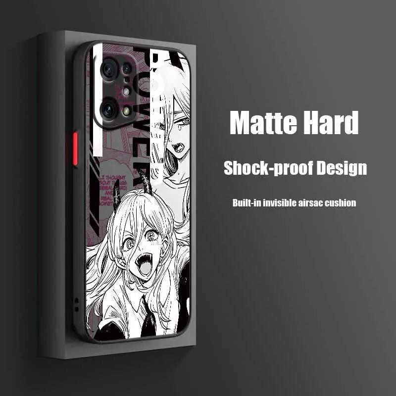 New Chainsaw Man Hot For iPhone 17 17Air 16E 16 15 14 13 12 11 mini Pro Max Plus Frosted Translucent Phone case Funda Cover Capa