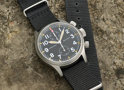 Baltany 2025 new military 39mm men's quartz chronograph VK61 sapphire stainless steel waterproof 10Bar luminous reloj hombre