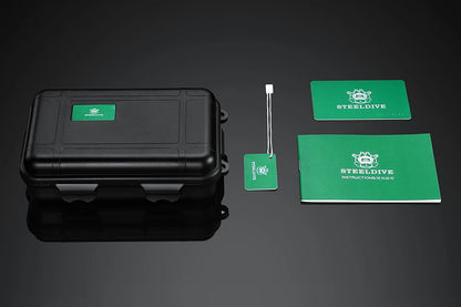 STEELDIVE SD1953 Water Ghost Ceramic Bezel Sapphire Mirror Swiss Luminous NH35 Movement Dive 30Bar Waterproof Mechanical Watch