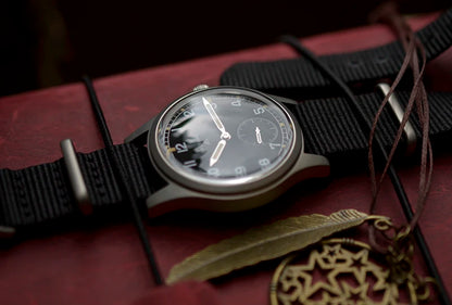 Baltany Dirty Dozen Watch Man S2019 Military Vintage Wristwatch Small Seconds Hand VD78 Quartz Luminous 100M Waterproof Field Wa