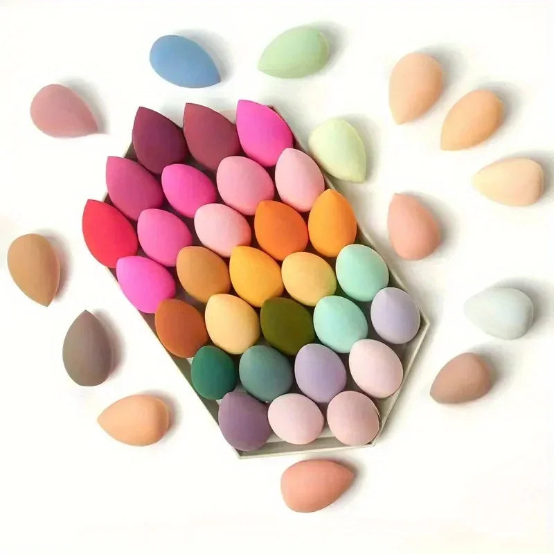 Makeup sponge set suitable for liquid BB cream powder application makeup egg dry wet dual-use powder puff girl