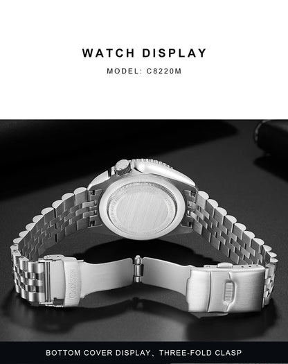 New CADISEN BGW9 Strong Glow Business Watch Diving Men's Automatic Watches Men Mechanical Wristwatch 200m Waterproof  Japan NH35