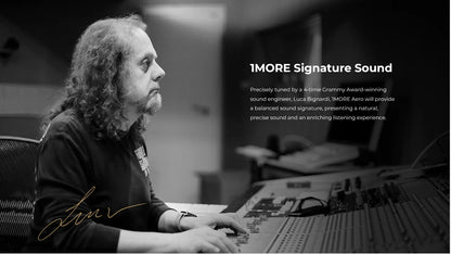 1MORE Aero Ear buds Noise Cancellation Bluetooth 5.2 flash-sale  Clear Calls 28h Playtime  Wireless Charging headset  electronic