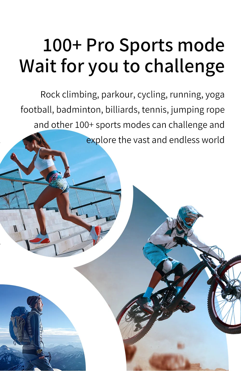 Smart Watchs Men Sport Fitness GPS Tracker Compass Bluetooth Call Heart Rate Health Smartwatch for Huawei Xiaomi Ferrari