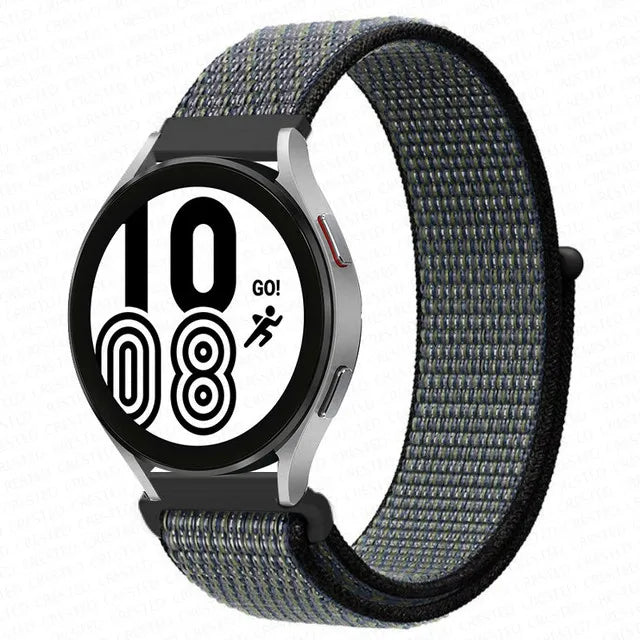 Nylon Loop Band For Samsung Galaxy Watch 6 4 7 classic/5 Pro/active 2/Gear S3 20mm/22mm Bracelet Huawei watch GT 2e 3 pro strap