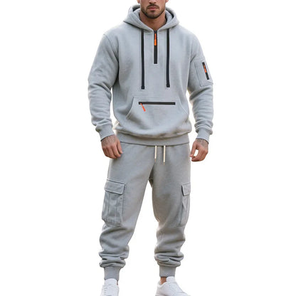 Men's Tracksuits 2 Piece Long Sleeve Athletic Full Zip Sweatsuits Jogging Suit Set Casual Outdoor Streetwear Sport Tracksuit Set