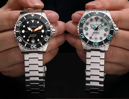 CADISEN AQUA DIVER Brand Luxury Men Watches Automatic Watch Japan NH35A 100M Waterproof Luminous Mechanical Wristwatch