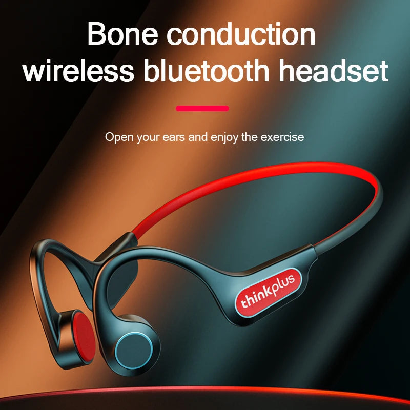 Lenovo X3 Pro Bone Conduction Headphone Bluetooth 5.3 Wireless Headset Waterproof Ear Hook Sports Earphones With Mic