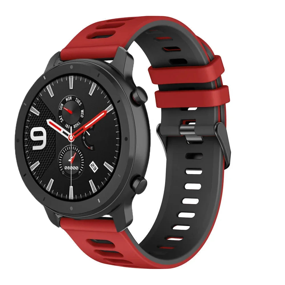 Silicone Strap for Amazfit GTR 47MM /2/2e/Stratos 3 GTR 4 3pro Bracelet Correa For Amazfit GTS 4 Mini/2 2E 3 Watchband