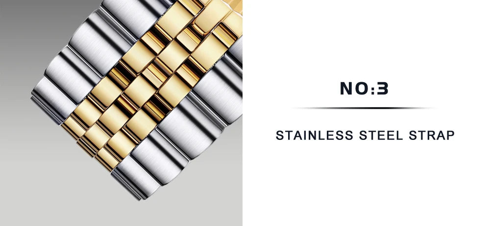 CADISEN 38MM Men's Automatic Mechanical Watch Luxury AR Sapphire Glass Waterproof Stainless Steel MIYOTA 8215 Men Wristwatch