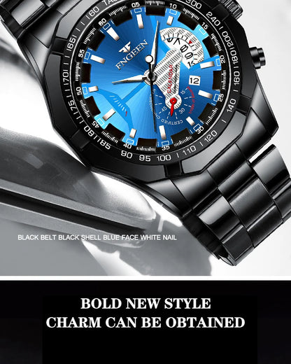 Brand Luxury Watch Fashion Casual Military Quartz Sports Wristwatch Full Steel Waterproof Men's Clock Relogio Masculino