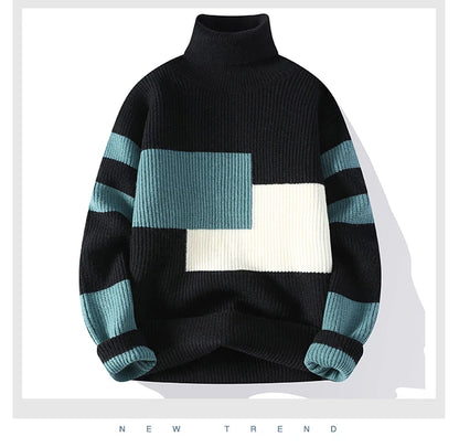 Sweaters men winter korean style mens casual turtleneck warm sweater mens fashion sweaters Men's wool pullovers male
