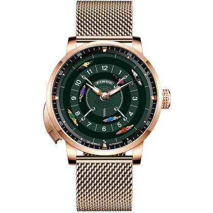 Pindu player horse racing series men's mechanical European roulette horse racing game fully automatic sports design party watch