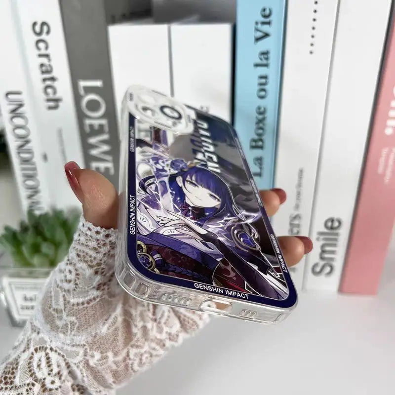 Case for Iphone 17 16 15 Pro Max 11 12 13 14 Pro Max 16e 17 Air 17Pro 16 Plus 13 Mini 16Pro Cover Wanderer Hu Tao Genshin Impact