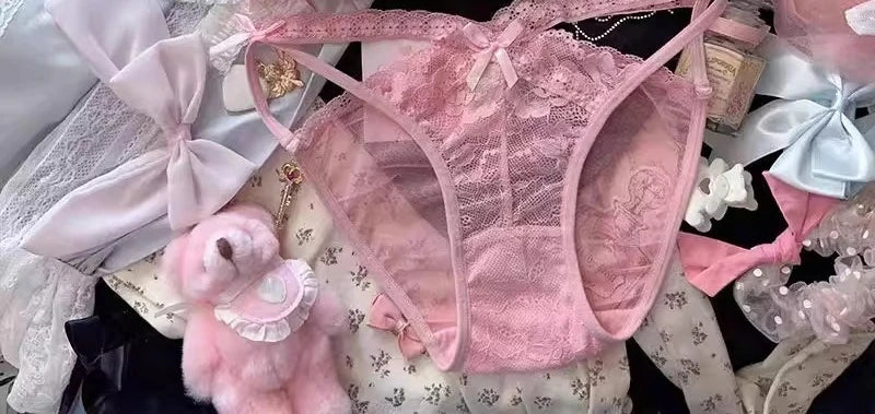 Lingerie Japanese Lace Bra Set, Heart Pendant Purple Lingerie Sexy & Pure Small Chest Push Up Bralette, Fashion Outerwear Design Enhancer