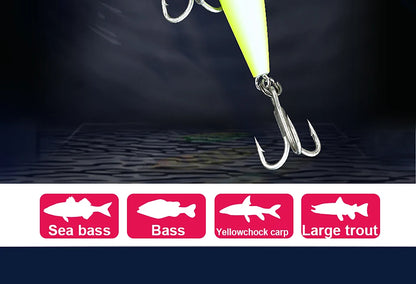 Sinking Minnow Fishing Lures Saltwater Freshwater Long Casting Sea Artificial Bait Jerkbait