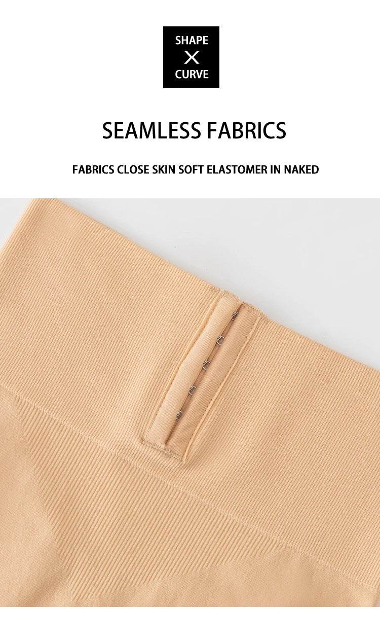 Flarixa High Waist Seamless Panties Flat Belly Shaping Women Breasted Shaperwear Tummy Butt Lift Pants Slimming Underwear