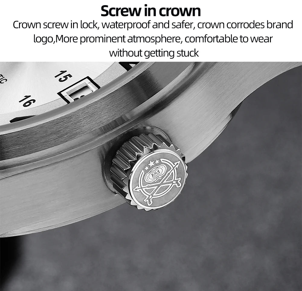 ADDIESDIVE Luxurious Men's Automatic Watch NH35A Mechanical Watch Sapphire Glass 200m Waterproof Analog Luminous Watches AD2048