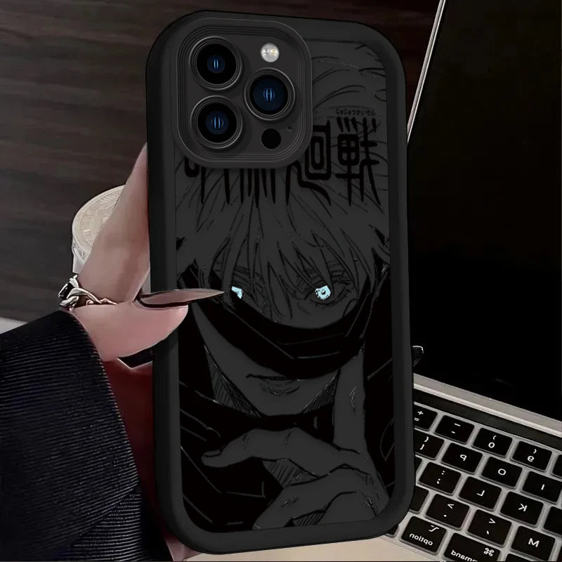 Anime Jujutsu Kaisen Phone Case for IPhone 17 Air 16 16E 15 14 13 12 11 Pro Max X XS X S Max XR SE 2020 SE4 7 8 Soft Back Cover