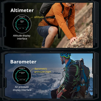 COLMI V76 GPS Smartwatch 1.43" Ultra AMOLED Display Built-in Compass Altimeter Bluetooth Call Smart Watch 500mAh Battery