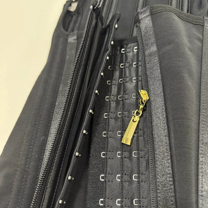 Body Shaper Shapewear Women Vest Tops Double Compression Waist Trainer Corset Adjustable Zipper and Hook-eyes