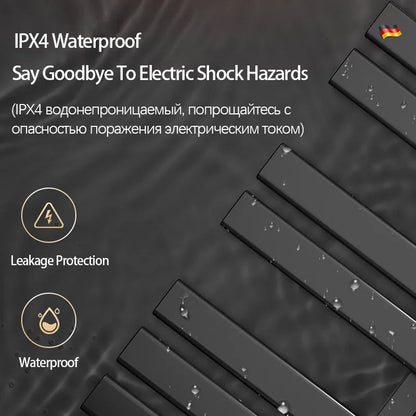 Bathroom Towel Radiator Electric Towel Rail Smart Touch Thermostatic Electric Heating Towel Rack 220V Energy Saving Towel Warmer